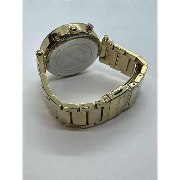 Michael Kors Parker MK5354 Women\'s Gold Stainless Steel Analog Dial Watch JNA374 main image 8